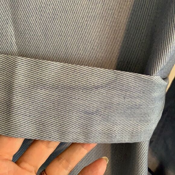 Vtg State of Maine blue striped robe - Picture 12 of 14